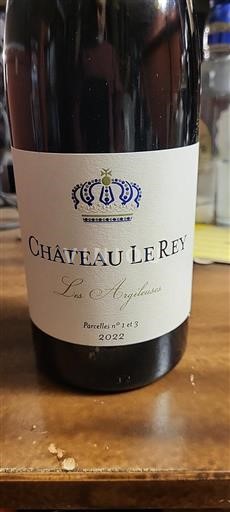 Bordeaux Château Le Rey Les Argileuses 2022