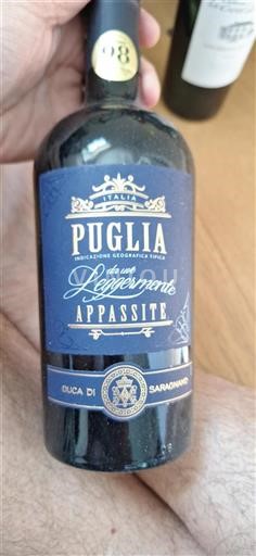 Apulien Duca di Saragnano Appassite Ikke årgangsbestemt