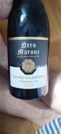 Pouilles Salice Salentino Nero Marone Edizione Privata 2021