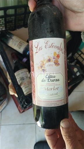Sudoeste Côtes de Duras Cave Berticot Les Estivales 1997