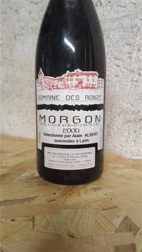 Beaujolais Morgon Domaine Des Ronze 2000