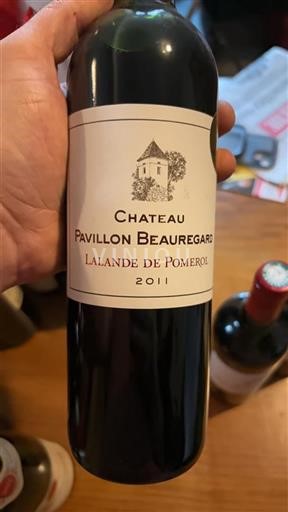 Bordeaux Lalande-de-Pomerol Château Pavillon Beauregard 2011