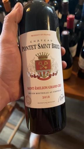 Bordeaux Saint-Émilion Grand Cru Grand Cru Pontet Saint Brice 2018