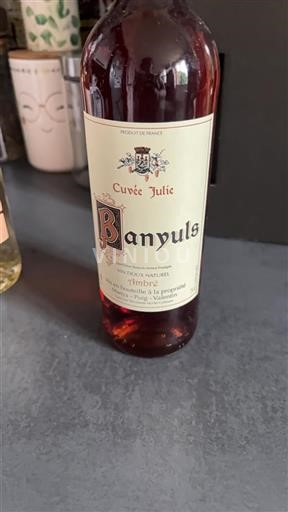 Roussillon Banyuls Manya - Puig - Valentin Julie Ikke årgangsbestemt