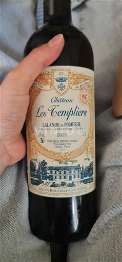 Bordeaux Lalande-de-Pomerol Château Les Templiers 2021