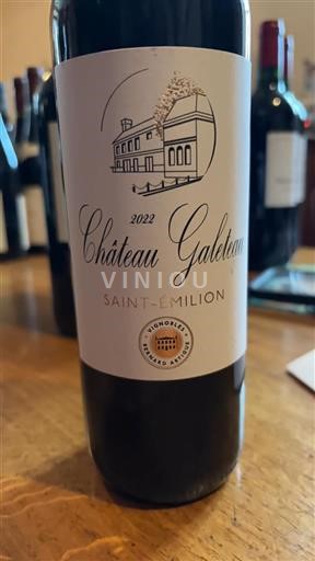 Bordeaux Saint-Émilion Château Galeteau 2022