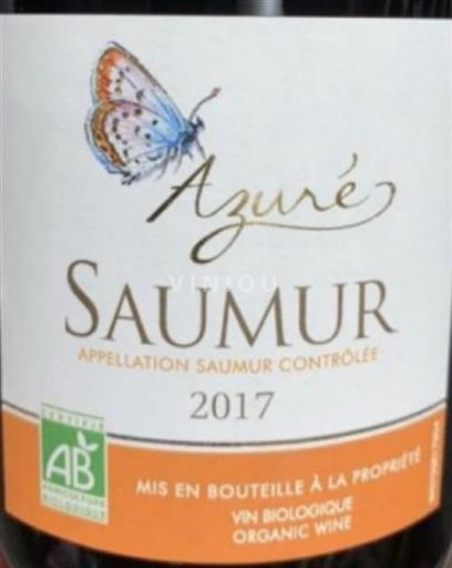Vallée de la Loire Saumur Domaine L'Azuré 2017