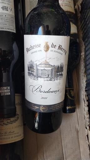 Bordeaux Duchesse de Berry Prestige 2011