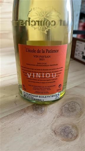Languedoc og Roussillon Pays d'Oc Haut Courchamp L'école de la Patience 2021