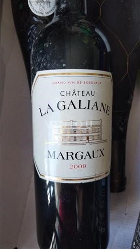 Bordeaux Margaux Château La Galiane 2009