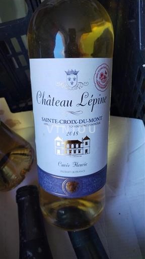 Bordeaux Sainte-Croix-Du-Mont Château Lépine Fleurie 2018