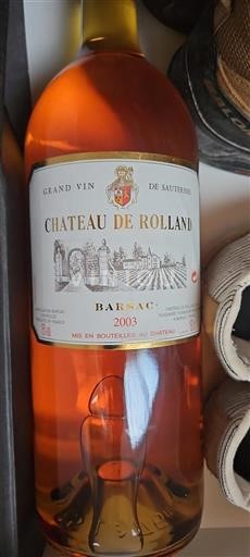 Bordeaux Barsac Château Rolland 2003