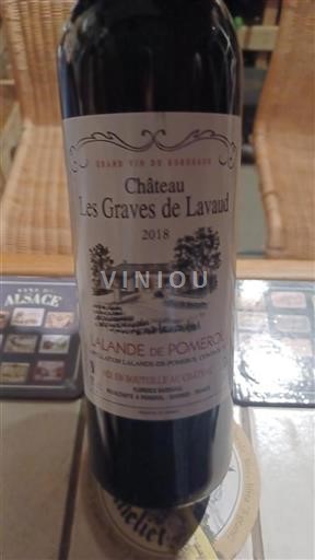 Bordeaux Lalande-de-Pomerol Les Graves de Lavaud 2018