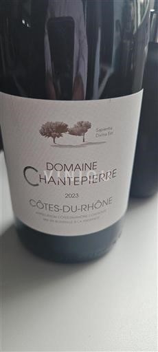 Vallée du Rhône Côtes-du-rhône Domaine Chantepierre 2023
