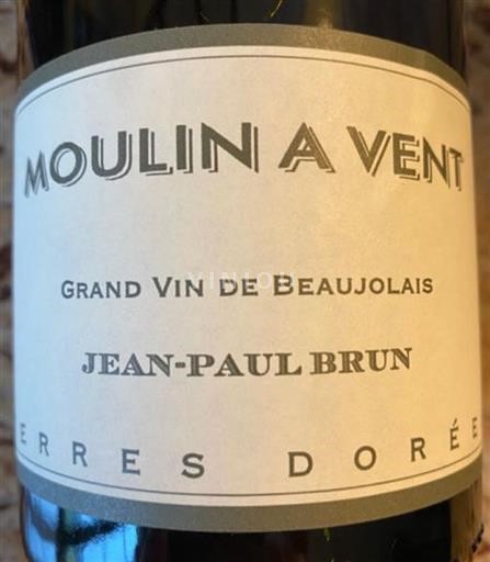 Beaujolais Moulin-à-vent Domaine Des Terres Dorées 2018