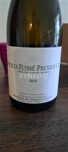 Burgundy Pouilly-Fuissé Premier Cru Domaine Chalet Pouilly 2022