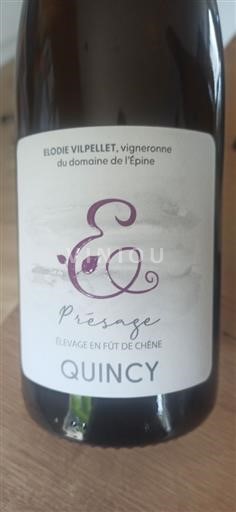 Vallée de la Loire Quincy Domaine L'Épine Présage 2023