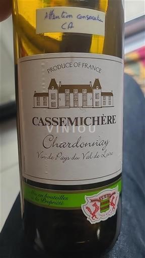 Loire-dalen Loiredalen Domaine Cassémichère 2019