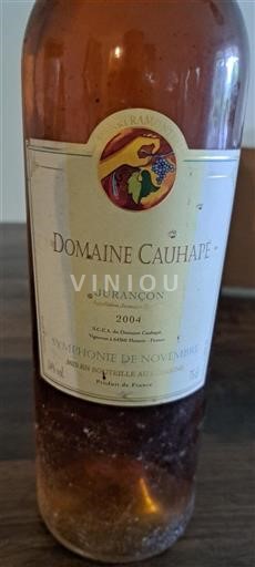 Jihozápad Jurançon Domaine Cauhapé Symphonie de Novembre 2004
