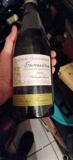 Loire Valley Savennières Château Soucherie Clos des Perrières 2012
