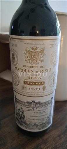 La Rioja Rioja Marqués de Riscal Reserva 2003