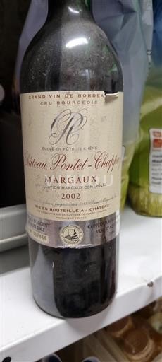 Bordeaux Margaux Cru Bourgeois Château Pontet-Chappaz 2002