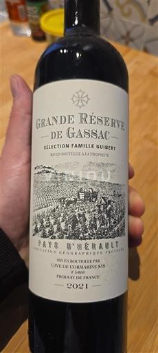 Languedoc Ospecificerad Domaine Gassac Grande Réserve 2021