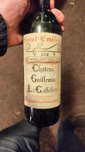 Bordeaux Saint-Émilion Guillemin La Gaffelière 2013