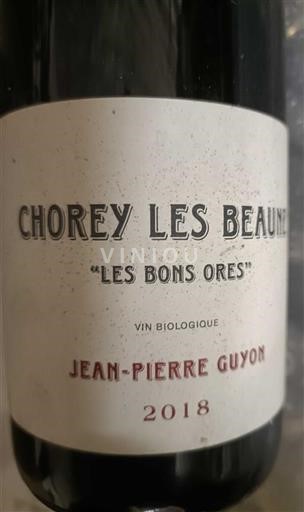 Borgogna Chorey-lès-Beaune Jean-Pierre Guyon Les Bons Ores 2018