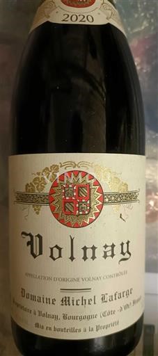 Burgundy Volnay Domaine Michel Lafarge 2020