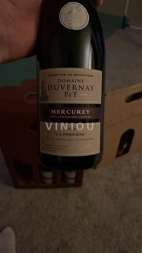 Bourgogne Mercurey Duvernay La Perrière 2022