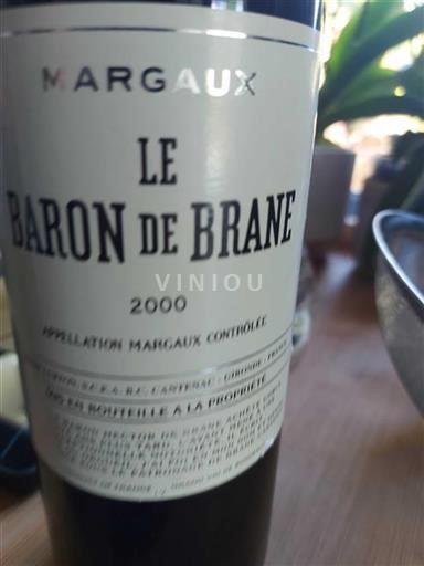 Bordeaux Margaux Baron de Brane 2000