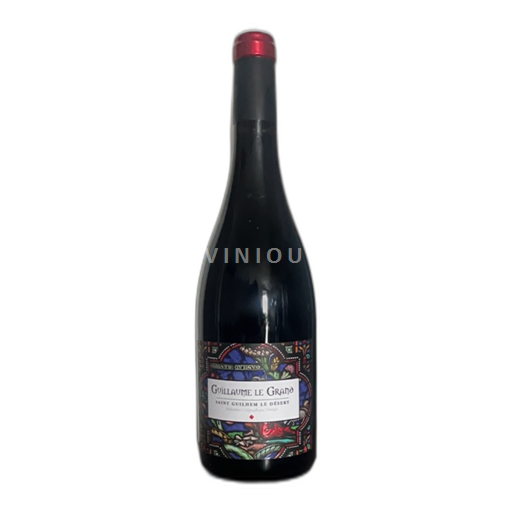Vin Rouge sec Guillaume Le Grand 2023 France Languedoc et Roussillon Saint-Guilhem-le-Désert IGP