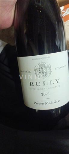 Bourgogne Rully Pierre Maizière 2021