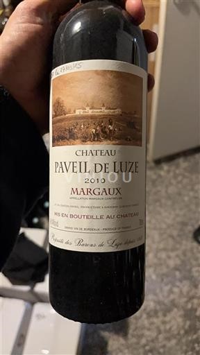 Bordeaux Margaux Paveil de Luze 2010