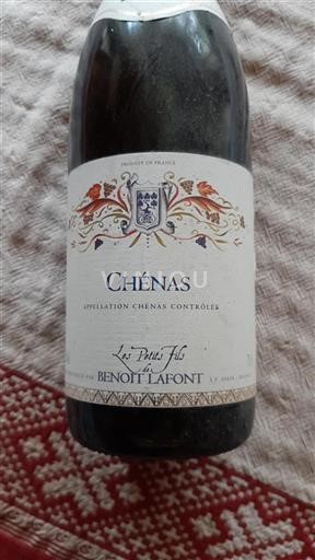 Vin Rouge sec Les Petits Fils Benoît Lafont 2003 France Beaujolais Chénas