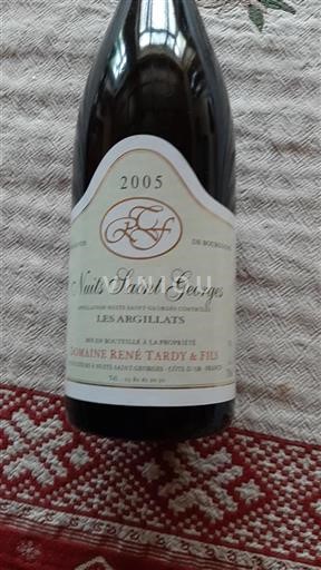 Burgundi Nuits-saint-georges Premier Cru René Tardy & Fils Les Argillats 2005