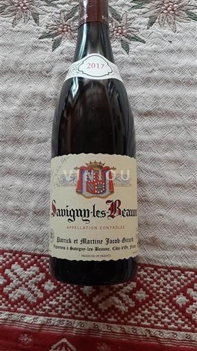 Burgundi Savigny-lès-Beaune Patrick et Martine Jacob-Girard 2017