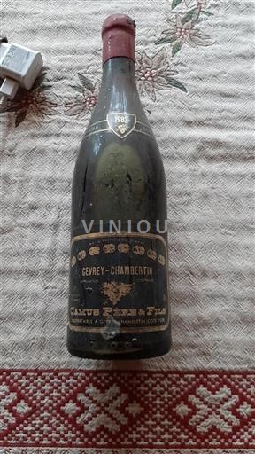 Borgoña Gevrey-Chambertin Camus Père & Fils 1982