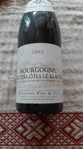 Borgoña Hautes Côtes de Beaune Bouchard Père & Fils 2003