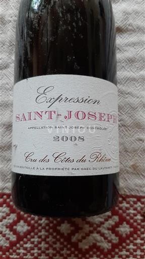 Valle del Ródano Saint-Joseph GAEC du Lautaret Expression 2008