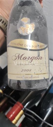 Beaujolais Morgon Domaine Des Fougères 2008