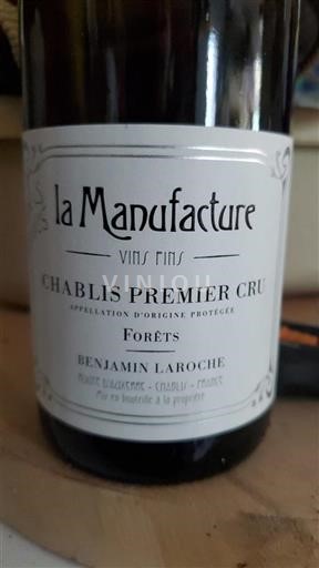 Borgogna Chablis Premier Cru Premier Cru La Manufacture Forêts 2022