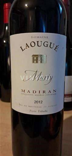 Sud-Ovest Madiran Domaine Laougué Marty 2012