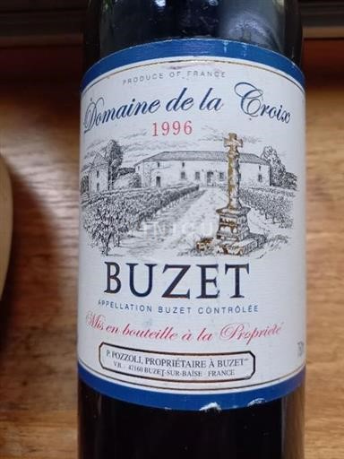 Sud-Ouest Buzet Domaine La Croix 1996