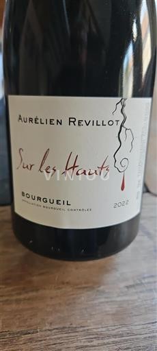 Vallée de la Loire Bourgueil Aurélien Revillot Sur les Hauts 2022