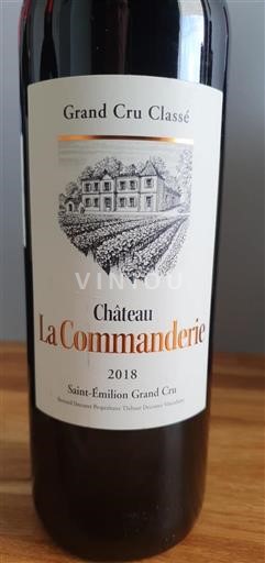 Bordeaux Saint-Émilion Grand Cru Château La Commanderie 2018