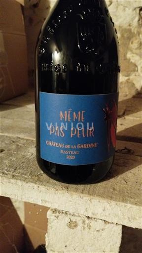 Vallée du Rhône Rasteau Château La Gardine Même Pas Peur 2020