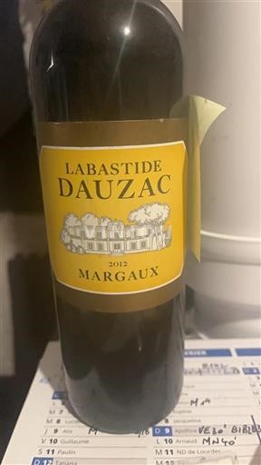 Bordeaux Margaux Château Dauzac Labastide 2012