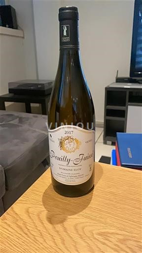 Vin Blanc sec Domaine Eloy 2017 France Bourgogne Pouilly-fuissé